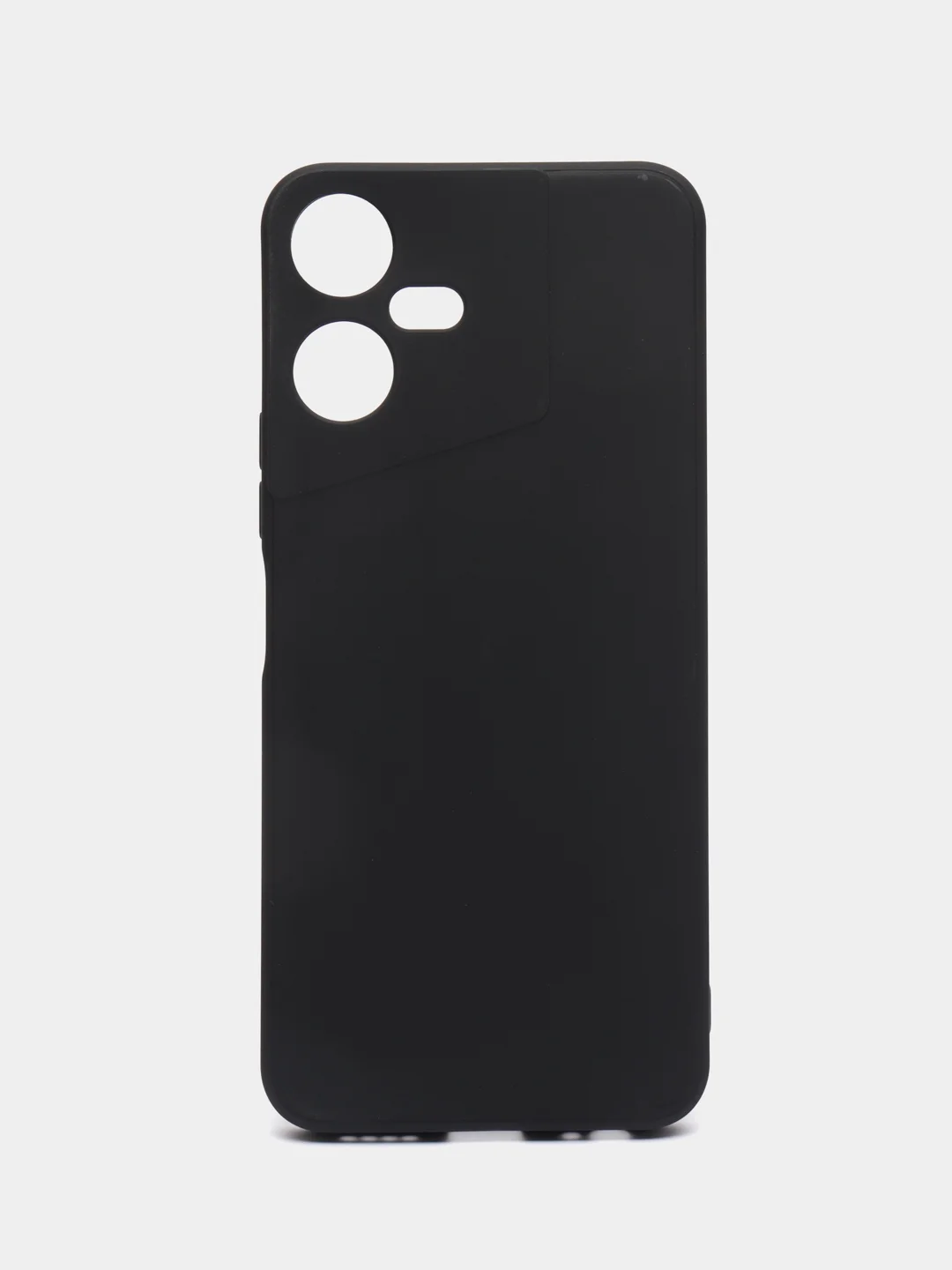 Черный чехол для Tecno Pova Neo 3 / Техно Пова Нео 3, черный, силиконовый