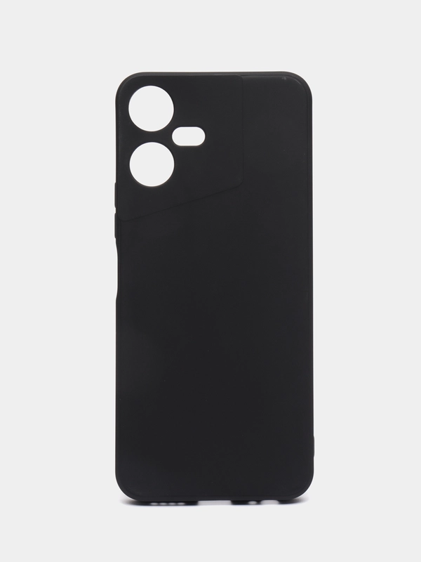 Чехол для Tecno Pova Neo 3 / Техно Пова Нео 3, черный, силиконовый