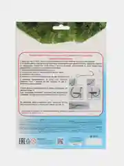 Алый набор для вышивания. Вышивание крестиком. Вышивка "Новогодняя" Дед мороз, Ёлочка
