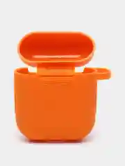 Оранжевый силиконовый чехол для наушников AirPods 1 / 2 / TWS i9s i10 i11 i12 i13 i14 i15 i100