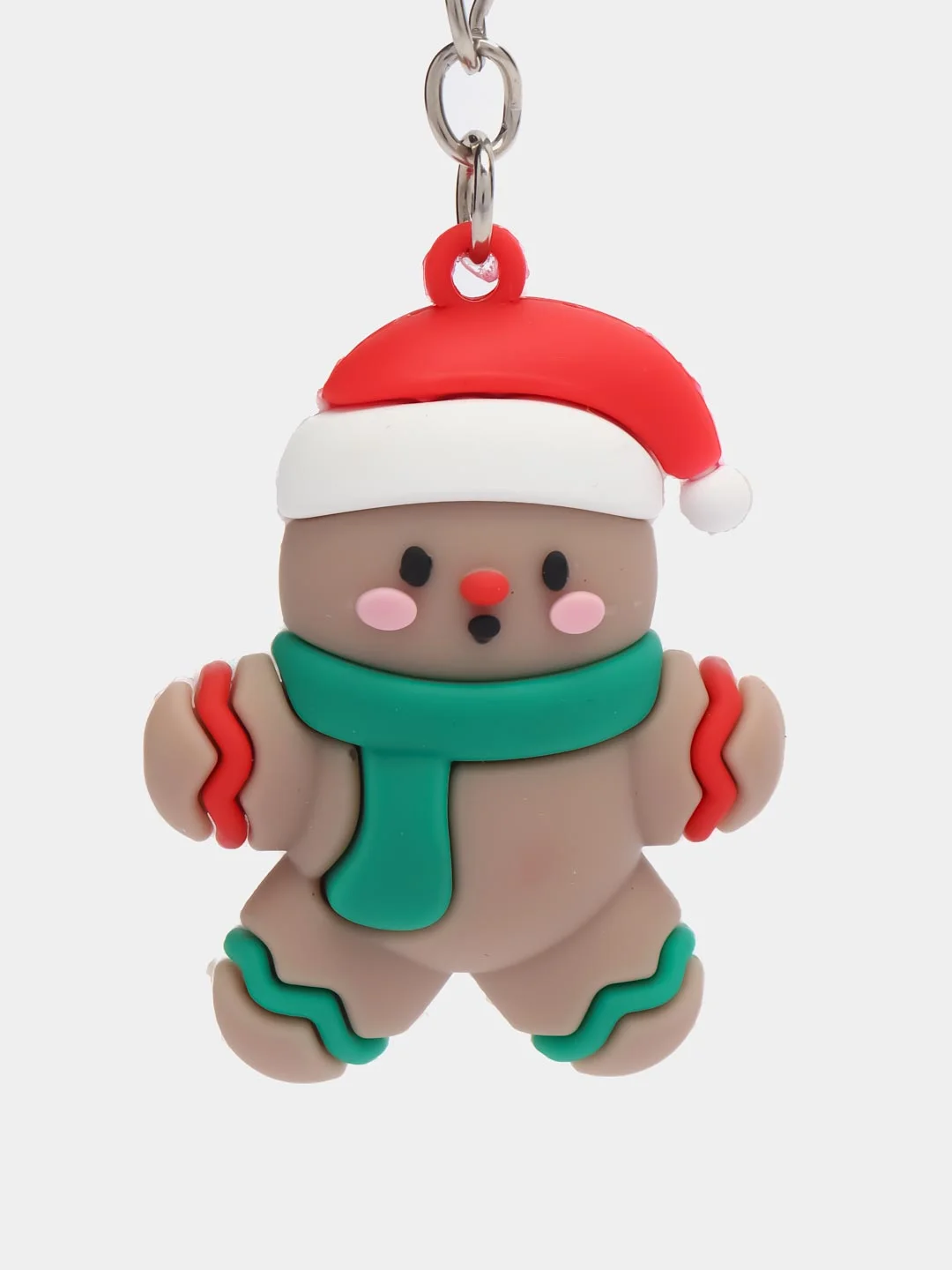 Коричневый брелок новогодний / новогодний сувенир