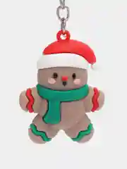 Коричневый брелок новогодний / новогодний сувенир