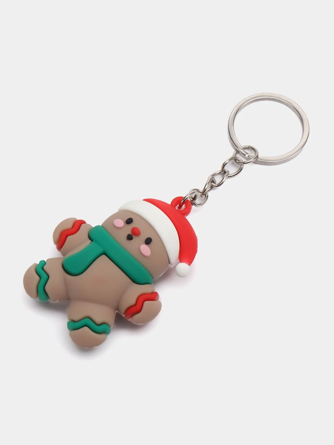 Коричневый брелок новогодний / новогодний сувенир