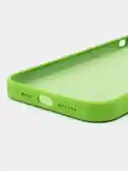 Салатовый чехол iPhone, Айфон 11, 13, 14, 15, Про Макс, Pro Max, силиконовый Silicone Case