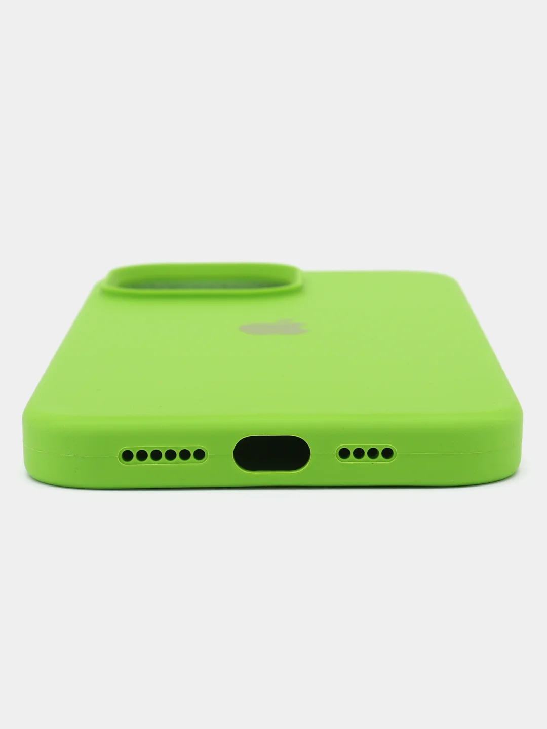 Салатовый чехол iPhone, Айфон 11, 13, 14, 15, Про Макс, Pro Max, силиконовый Silicone Case