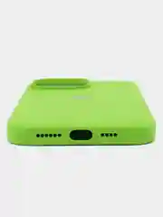 Салатовый чехол iPhone, Айфон 11, 13, 14, 15, Про Макс, Pro Max, силиконовый Silicone Case