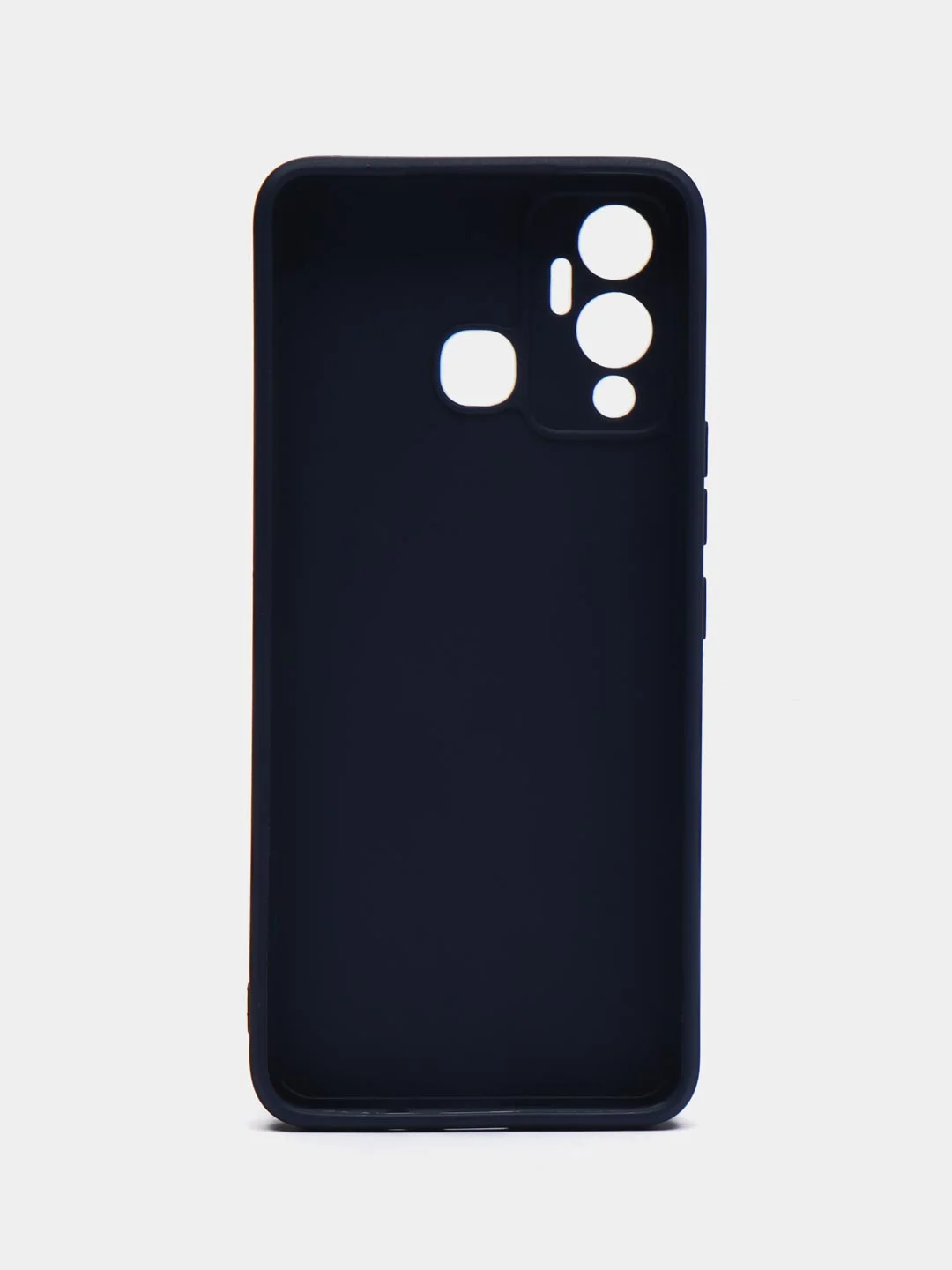 Синий чехол Infinix Hot 12 Play / Инфиникс Хот 12 Плей, силиконовый, цветной, матовый
