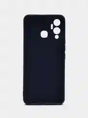 Синий чехол Infinix Hot 12 Play / Инфиникс Хот 12 Плей, силиконовый, цветной, матовый