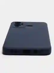Синий чехол Infinix Hot 12 Play / Инфиникс Хот 12 Плей, силиконовый, цветной, матовый