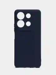 Темно-синий чехол Infinix Note 30 / Инфиникс Нот 30, силиконовый, матовый