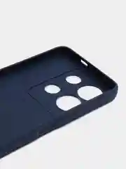 Темно-синий чехол Infinix Note 30 / Инфиникс Нот 30, силиконовый, матовый