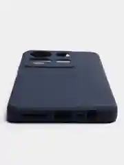 Темно-синий чехол Infinix Note 30 / Инфиникс Нот 30, силиконовый, матовый