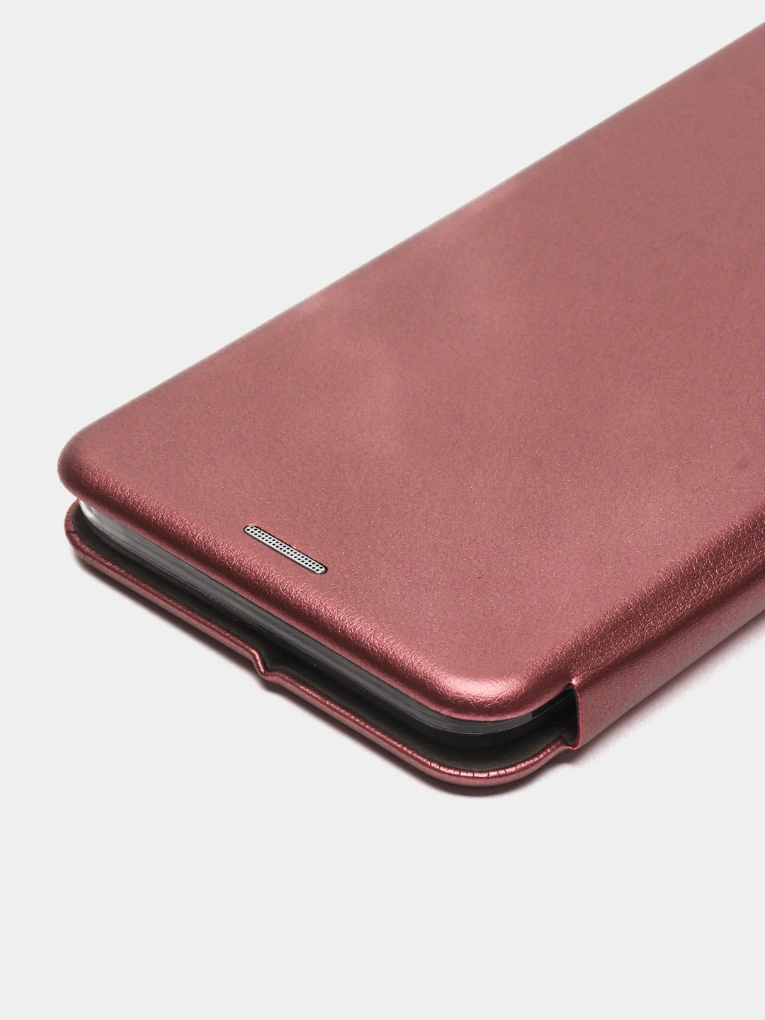 Багровый чехол-книжка Infinix Smart 6 Plus X6823C (Инфиникс Смарт 6 Плюс)