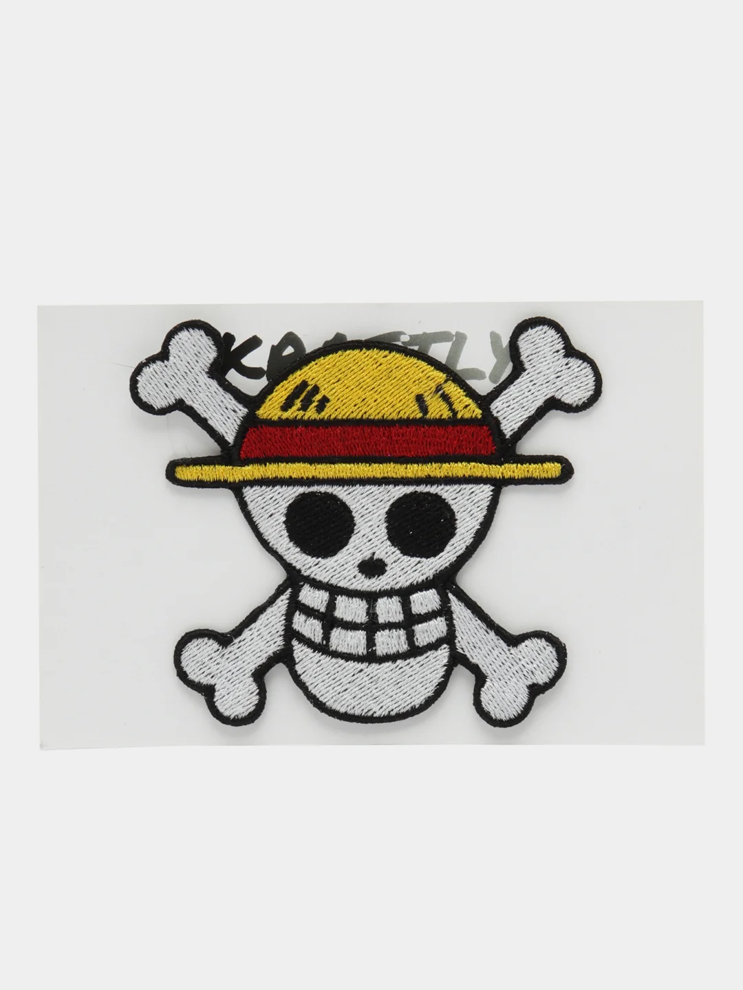 Аметистовый нашивка с термоклеем из аниме "One Piece / Ван Пис"