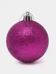 Фиолетовый елочные шары, новогодние, 24 шт/уп