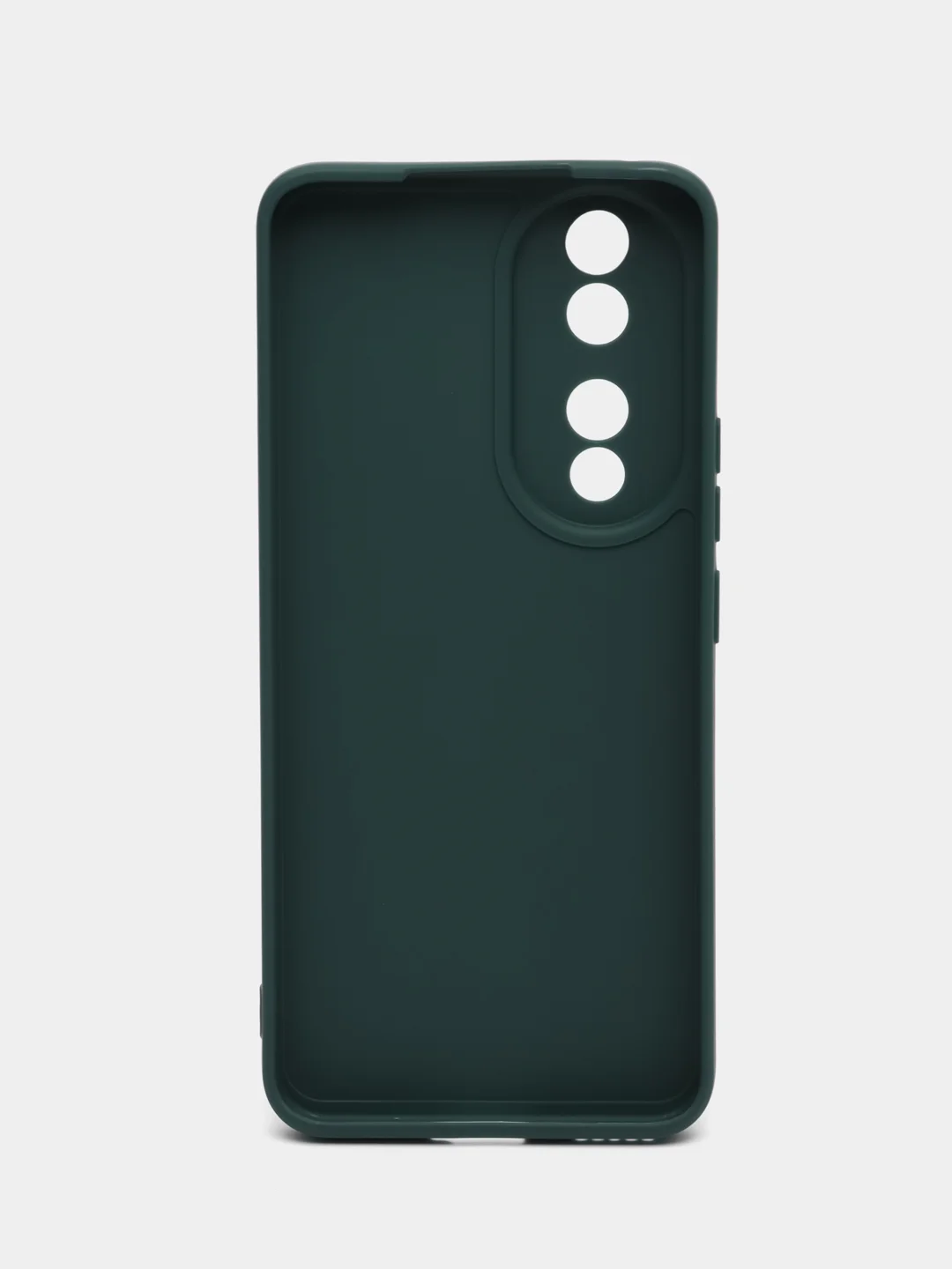 Тёмно-зелёный чехол Honor 90 (Хонор 90), силиконовый, матовый