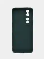 Тёмно-зелёный чехол Honor 90 (Хонор 90), силиконовый, матовый
