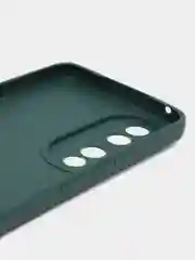Тёмно-зелёный чехол Honor 90 (Хонор 90), силиконовый, матовый
