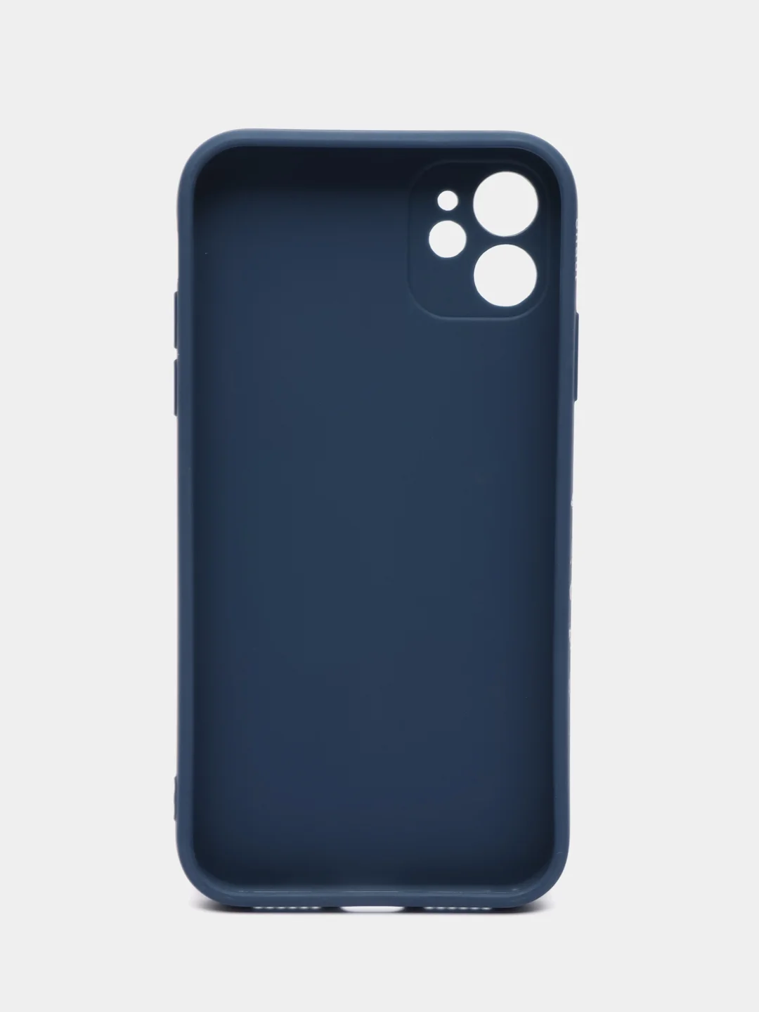 Белый чехол силиконовый с принтом на iPhone 11 (Айфон 11)