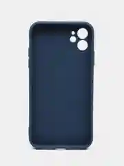 Белый чехол силиконовый с принтом на iPhone 11 (Айфон 11)