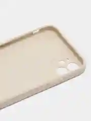 Белый чехол силиконовый с принтом на iPhone 11 (Айфон 11)