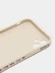 Темно-синий чехол силиконовый с принтом на iPhone 11 (Айфон 11)