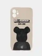 Темно-синий чехол силиконовый с принтом на iPhone 11 (Айфон 11)