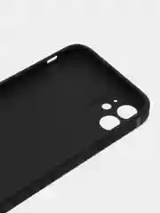 Темно-синий чехол силиконовый с принтом на iPhone 11 (Айфон 11)