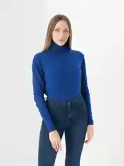 Синий водолазка женская