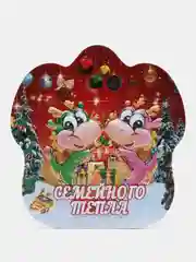 Вишнёвый магнит новогодний с драконом, символ года 2024