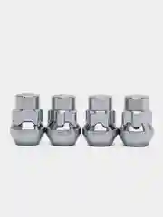 Гайки секретные LS M12 х 1,25, 32 мм, конус, 4+2 ключа, хром