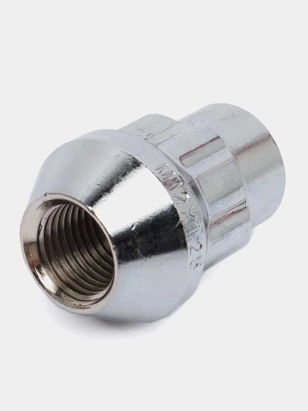 Гайки секретные LS M12 х 1,25, 32 мм, конус, 4+2 ключа, хром