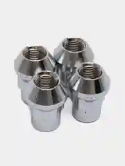 Гайки секретные LS M12 х 1,25, 32 мм, конус, 4+2 ключа, хром