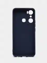 Синий чехол для Infinix Hot 20i, Инфиникс Хот 20Ай, силиконовый, матовый