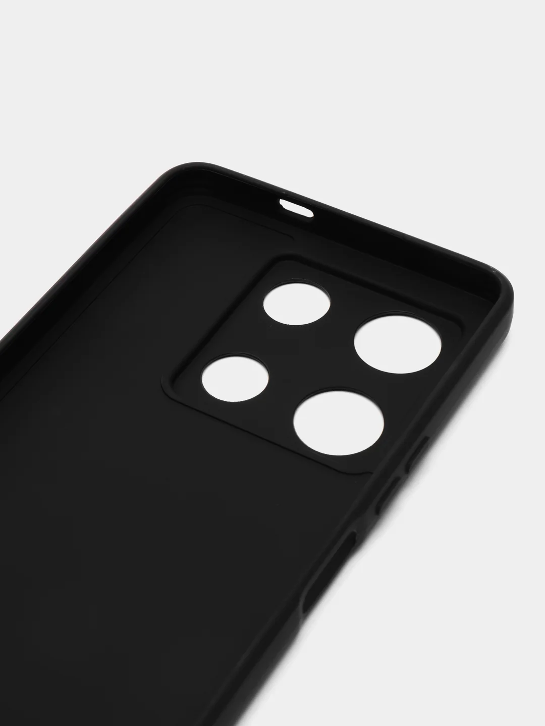 Черный чехол Infinix Note 30 Pro, Инфиникс Нот 30 Про, силиконовый, матовый