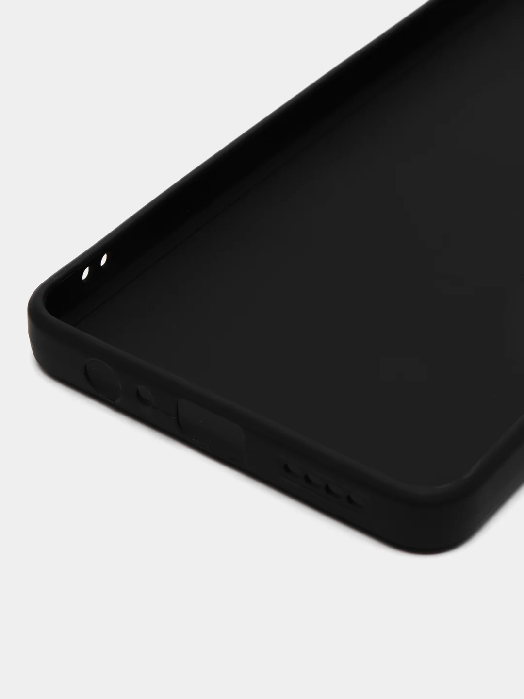 Черный чехол Infinix Note 30 Pro, Инфиникс Нот 30 Про, силиконовый, матовый