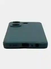 Тёмно-зелёный чехол для Tecno Camon 20 / 20 Pro, Техно Камон 20 Про, силиконовый, матовый