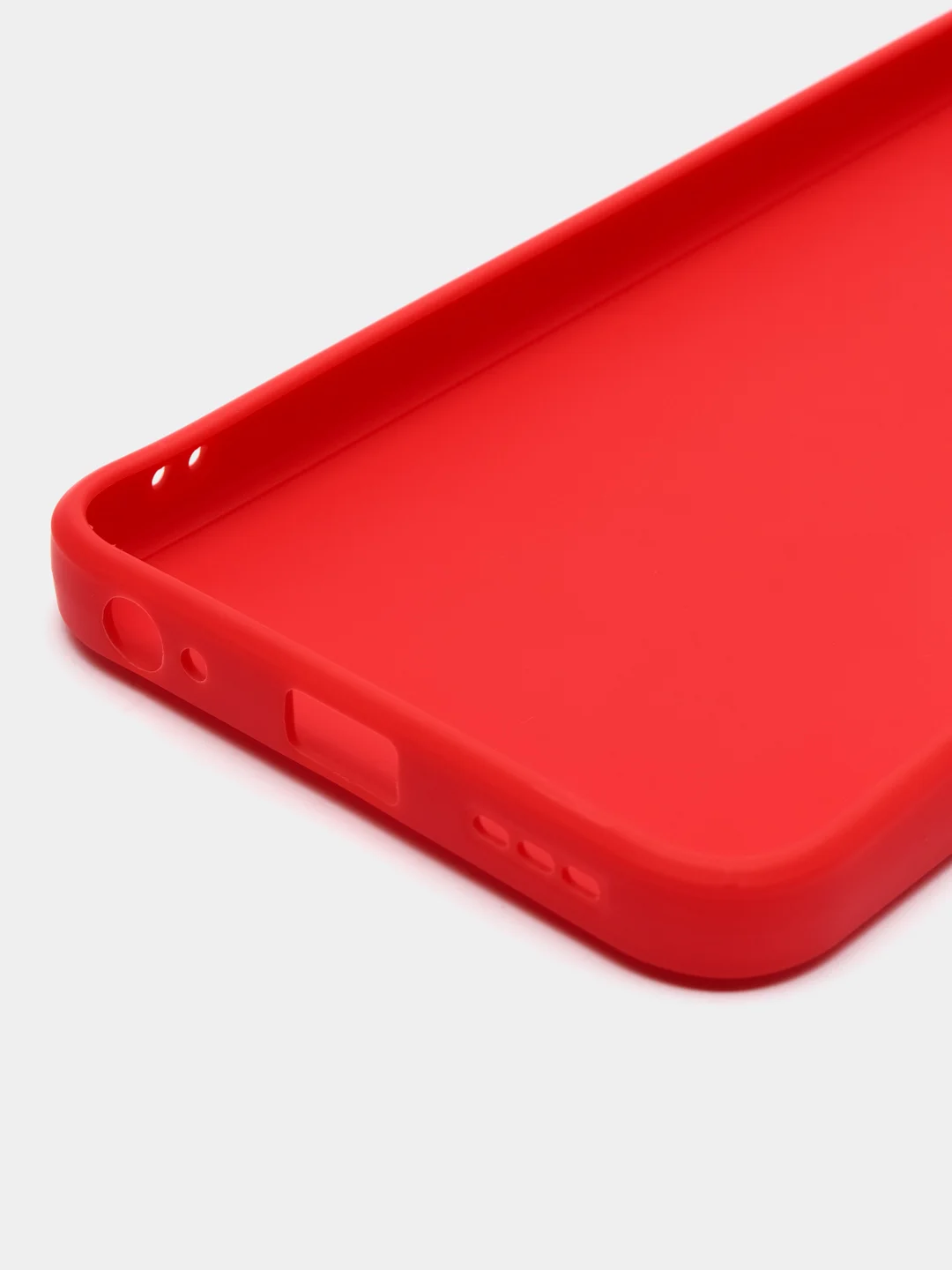 Красный чехол Infinix Hot 30 Play / Инфиникс Хот 30 Плей, силиконовый, матовый