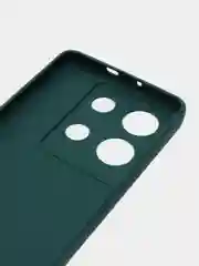 Тёмно-зелёный чехол Infinix Note 30 Vip / Инфиникс Нот 30 Вип, силиконовый, матовый