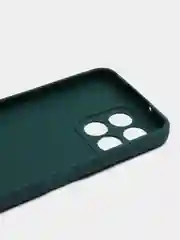 Тёмно-зелёный чехол Honor X6, Honor X8 5G / Хонор Х6, Х8 5Г, силиконовый, матовый
