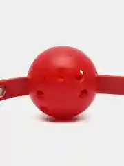 Красный кляп в рот с шариком для БДСМ, ролевых игр, секса, BDSM атрибутика для взрослых