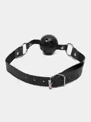 Красный кляп в рот с шариком для БДСМ, ролевых игр, секса, BDSM атрибутика для взрослых