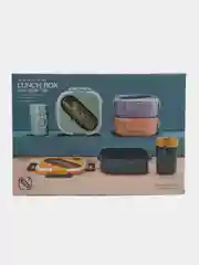 Ланч-бокс с отделениями и кружкой для супа, контейнер для еды