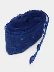 Синий кружево капроновое