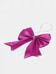 Фиолетовый банты ёлочные. Украшение новогоднего интерьера