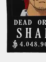 Алый нашивка с термоклеем из аниме "One Piece / Ван Пис"