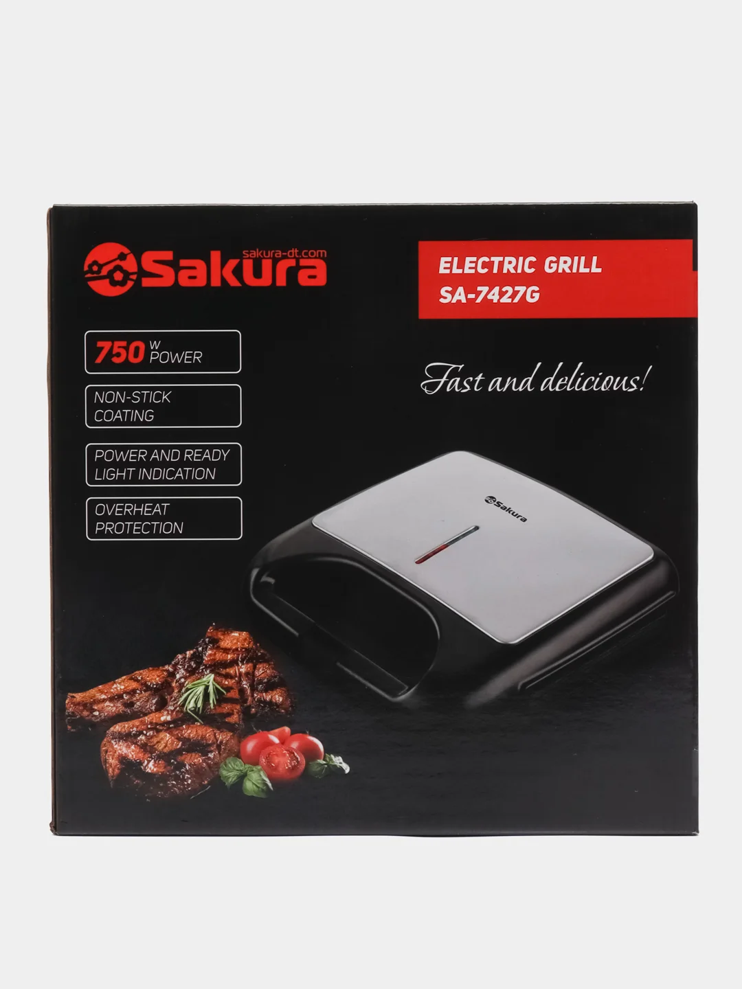 Электрогриль Sakura SA-7427G 750Вт