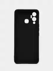Угольный чехол Infinix Hot 12 Play / Инфиникс Хот 12 Плей, силиконовый, цветной, матовый