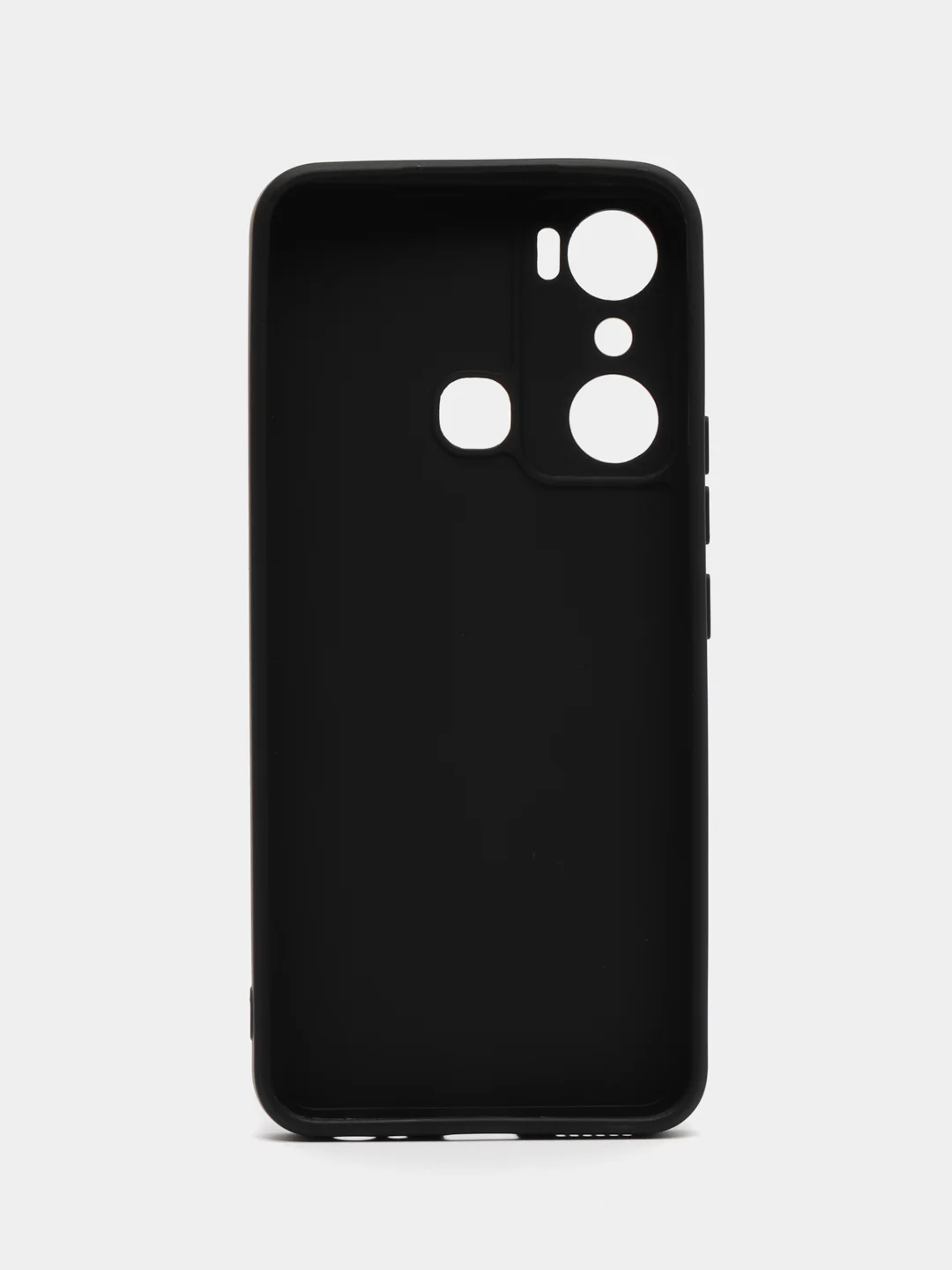 Черный чехол для Infinix Hot 20i, Инфиникс Хот 20Ай, силиконовый, матовый