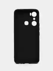 Черный чехол для Infinix Hot 20i, Инфиникс Хот 20Ай, силиконовый, матовый